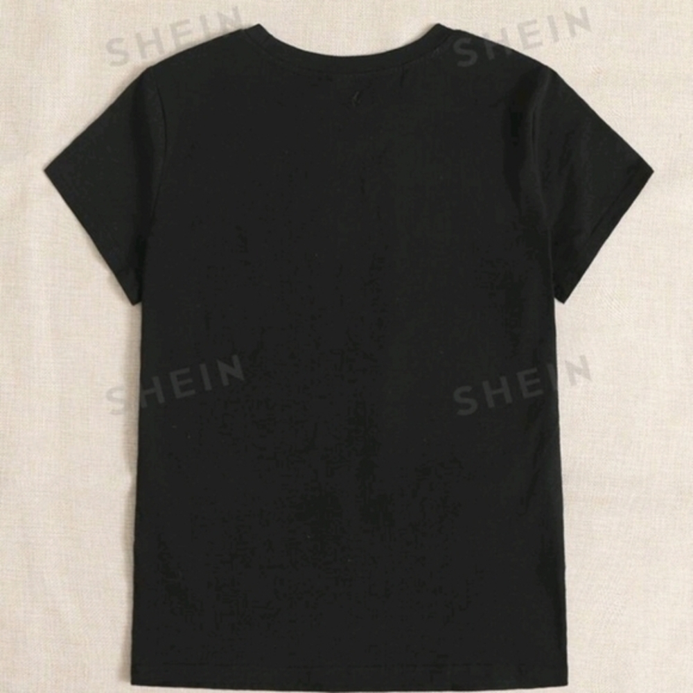 SHEIN "KITTEN NUGGETS" WOMAN'S TEESZ L - Picture 3 of 3